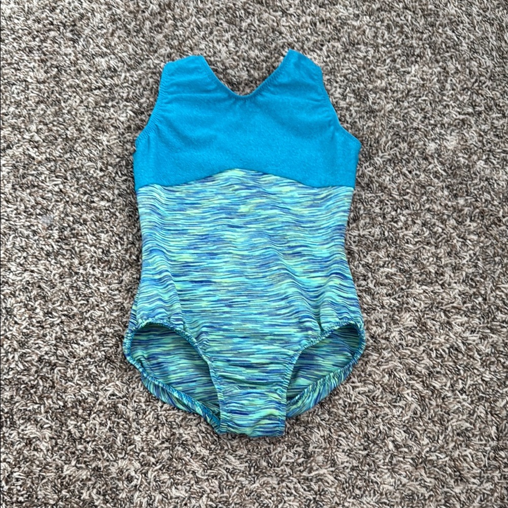 Blue and Green Leotard